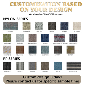 Alfombra de Diseño Moderno a Rayas, Lavable, de Pelo Corto, Ecológica, de Nailon Antideslizante y Resistente al Fuego para Uso en Oficinas y Hoteles - Product Image 5