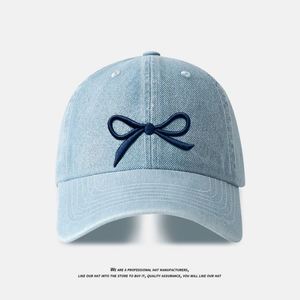 Demin Soft <b>Warm</b> Plain Blank Custom Logo Lamb Wool Blend Baseball Cap Trucker Apparel Cap and <b>Hat</b> - Product Image 4