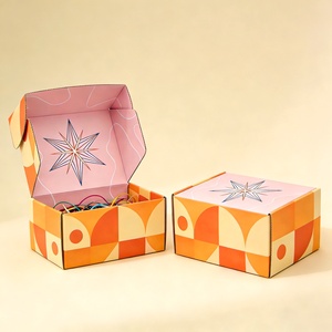 Luxury Eco-Friendly Underwear <b>Clothes</b> Packaging Mailer Boxes Custom Logo Four-Color Printing Kraft Corrugated Sponge Customized - Product Image 2