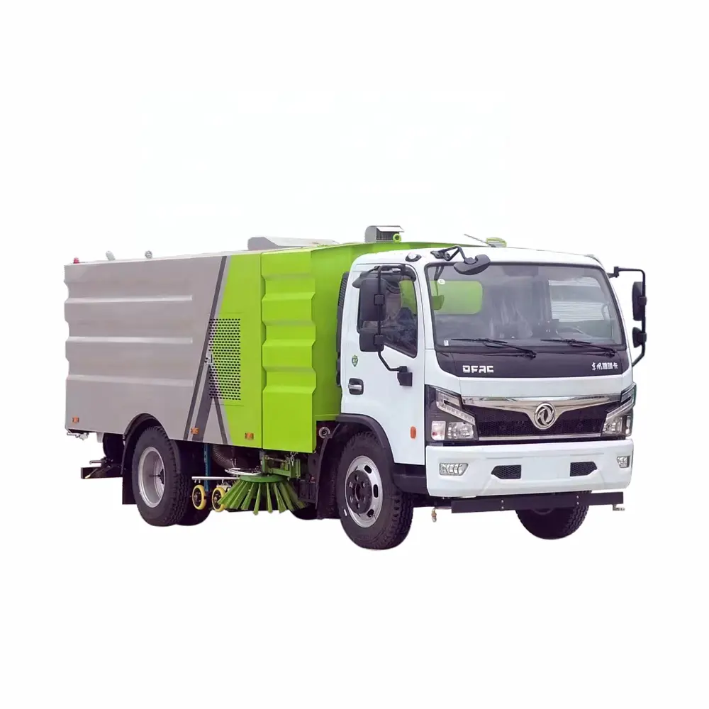 Freka caminhão de limpeza de ruas varredor de estrada de linha única 9000 litros