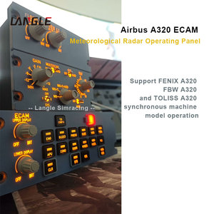 Panneau de commande radar météorologique, simulateur de vol OVH, panneau d'éclairage externe, simulateur de conduite TCAS, simulateur de course, Airbus A320 - Product Image 2