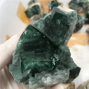 Commercio all'ingrosso naturale di cristallo grezzo <span class=keywords><strong>pietra</strong></span> di guarigione verde <span class=keywords><strong>Fluorite</strong></span> Cluster per la decorazione - Product Image 2