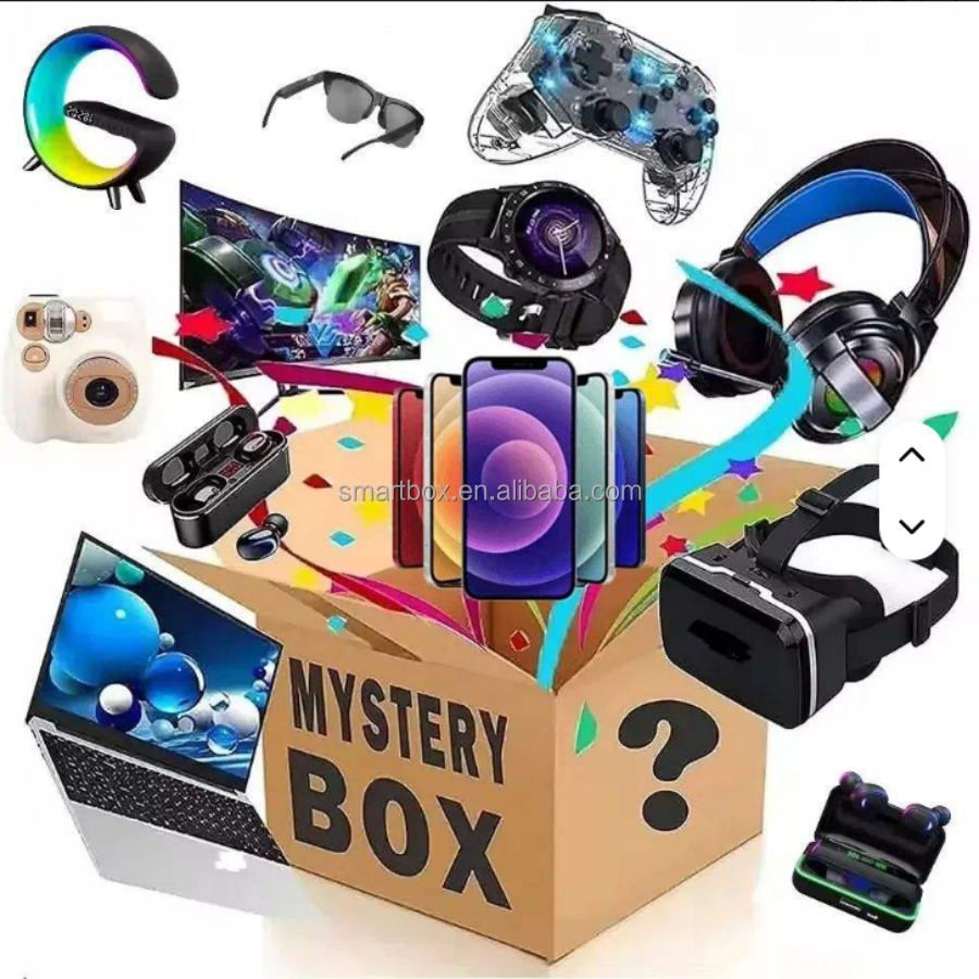 Lucky Mystery Box 2025 New TFT Smart Electronic Gadgets & Jewelry Blind ...