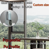 Proveedor de Ventanas de PU, Perfil de Fibra de Vidrio Industrial Compuesto FRP, Perfil Estructural Pultruido GRP, Servicio de Corte Personalizado