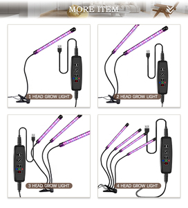 אירו טרי מקצועי תאורה 4 ראש <span class=keywords><strong>LED</strong></span> לגדול אור ספקטרום מלא Phytolamp מקורה צמיחת מנורת לצמחים - Product Image 6