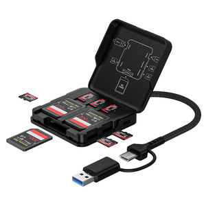 Lector de Tarjetas Multiusos SD TF, Lector de Tarjetas de Memoria Tipo C USB para Teléfono Móvil y Computadora, Solución de Almacenamiento - Product Image 5