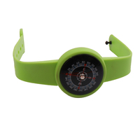 Montre-bracelet boussole colorée pour enfants, kit de survie pour l'exploration naturelle en extérieur avec boussole intégrée pour le tourisme