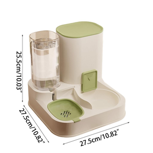 Automatic Feeding Watering All-in-One Stainless Steel Portable Charge Pet Water Dispenser <b>Feeder</b> for <b>Cats</b> Dogs Bowls - Product Image 2