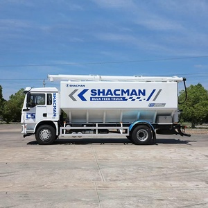 Camión Cisterna para Alimentación de Ganado Shacman 4x2 de 12 Toneladas con Descarga Hidráulica por Tornillo sin Fin para Logística de Granjas Avícolas - Product Image 1