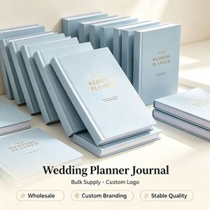 Mi Agenda, Diario de Tapa Dura con Impresión en Dorado, Encuadernación Cosida, Organizador de Regalo para Planificación de Bodas de Ensueño - Product Image 1