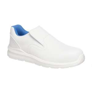 PORTWEST - FD62WHR41 Compositelite slip on white <b>safety</b> <b>trainer</b> - EAN 5036108364671 <b>SAFETY</b> <b>SHOES</b> AND <b>SAFETY</b> <b>TRAINERS</b> - Product Image 1