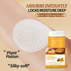 وسادات تنظيف الوجه اليومية بالكركم للعناية بالبشرة تحت علامة تجارية خاصة، مرطبة ومضادة للتجاعيد ومفتحة للبشرة - Product Image 6