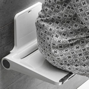 Banc de douche pliable pour personnes âgées, siège de salle de bain antidérapant, chaise de douche murale pour toilettes et changement de chaussures - Product Image 2