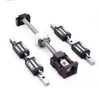 Support moteur Ht250 pour moteur pas à pas avec support de vis à billes intégré, support d'extrémité fixe à roulement et filetage laminé CNC