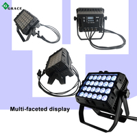 Angel Grace — projecteur de mur LED 24x10W RGBW 24 en 1, lampe de balayage imperméable IP65 pour l'extérieur