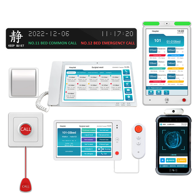 Smart Hospital Medical Intercom System LAN Connect Hospital Nurse Call System