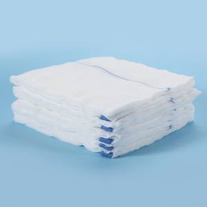 Compresses de <span class=keywords><strong>gaze</strong></span> stériles pré-lavées en coton 100% pour laparotomie, compresses abdominales pour usage clinique - Product Image 2