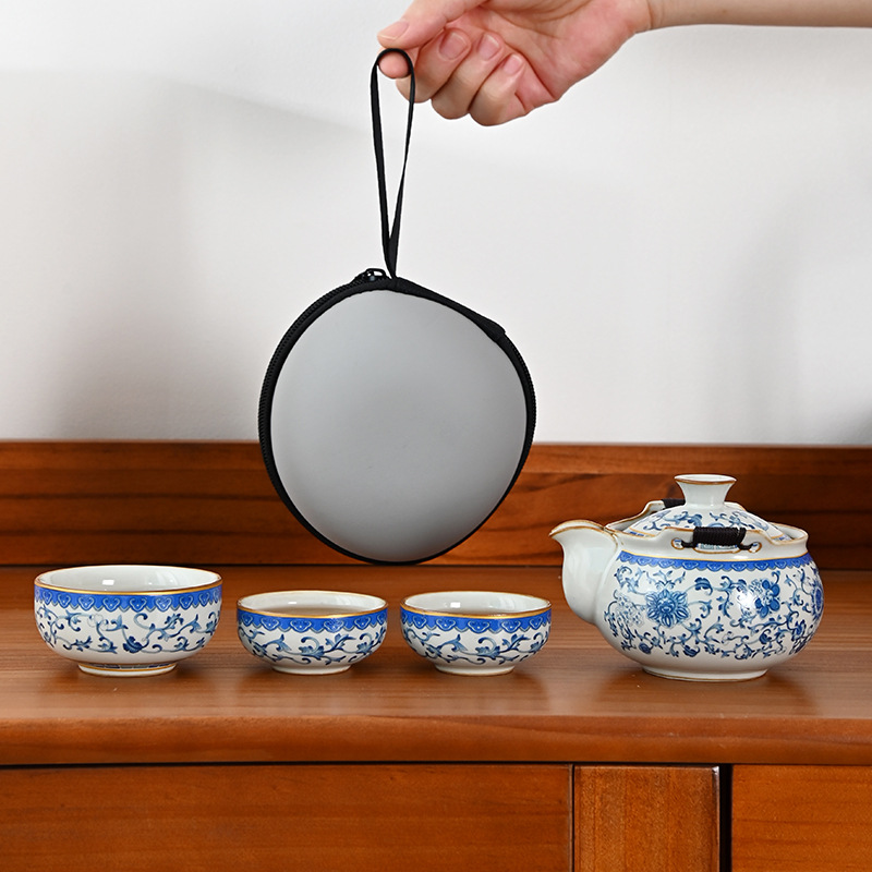 Théière/tasse Lotus Vine et Pingouin (emballage simple)