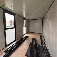 Bureau Modulaire Préfabriqué en Conteneur Personnalisable à Assemblage Rapide 20 pieds, Espace de Travail Résistant aux Intempéries pour Villa et Appartement, Style Moderne