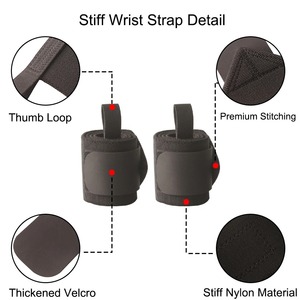 Bandes de maintien rigides en polyester personnalisées pour la musculation, soutien du <span class=keywords><strong>poignet</strong></span>, attelle pour le <span class=keywords><strong>pouce</strong></span>, unisexe, pour la force athlétique - Product Image 5