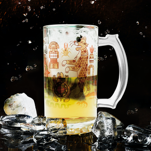 M R.R 16oz Sublimación <span class=keywords><strong>Taza</strong></span> de vidrio en blanco, tazas de café con asa para transferencia de recubrimiento térmico de calor - Product Image 2