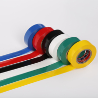 Ruban adhésif électrique en PVC à surface super brillante, haute viscosité, flexible, pour le câblage domestique, le câblage des petits appareils électroménagers en intérieur