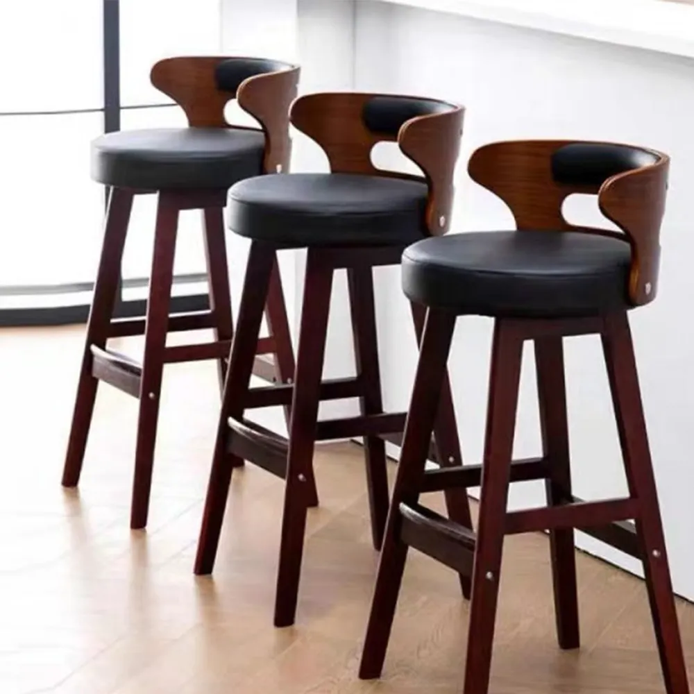 Tabourets de bar modernes Chaises de bar pivotantes réglables Hauteur élévatrice Chaises de comptoir de cuisine Meubles de bureau à domicile