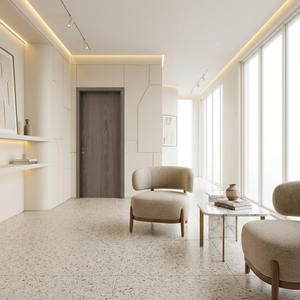 Porte intérieure en bois acoustique personnalisée 35 dB avec membrane PVC étanche pour salle <span class=keywords><strong>de</strong></span> bain, chambre, salon et projets à grande échelle - Product Image 4