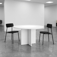 Table de réunion de bureau moderne pour l'école, l'extérieur et les ateliers – Hauteur réglable et extensible, taille personnalisable, design simple