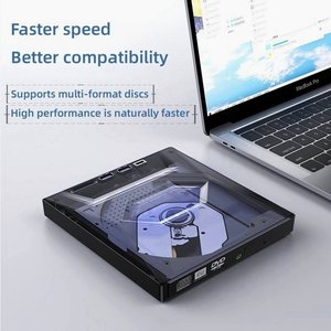 Wholesale Custom USB 3.0 Slim <b>Portable</b> External CD-RW Drive CD for <b>DVD</b> <b>Player</b> & Recorder for Notebook Desktop Laptop Windows - Product Image 2