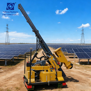 Machine de pose de poteaux solaires de haute précision avec moteur Cummins, certifiée CE, performances stables pour terrains difficiles - Product Image 4