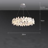 Lustre en cristal de luxe, luminaire suspendu LED, lampe de plafond ronde à intensité variable pour salon, hall d'hôtel, villa