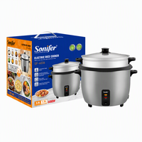 Autocuiseur Électrique Multifonction Sonifer SF-4036 3L Grande Capacité avec Revêtement Antiadhésif et Fonction Maintien au Chaud pour Cuisine Domestique
