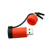 Flash Drive Usb PVC, Flash Drive pemadam kebakaran 8GB USB Flash Drive 16GB 32GB kartun pemadam api
