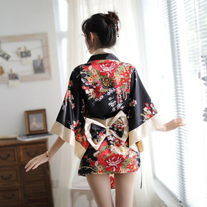 Conjunto de Lencería Sexy Estilo Kimono Japonés 2025 para Mujeres Adultas con Obi y Braguita - Product Image 2