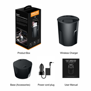 4 in 1 Auto Tazza di Carica Senza Fili per il Telefono & Airpods e 2 di Uscita USB - Product Image 6