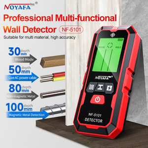 NOYAFA Wall Stud Detector NF-5101 Metal Wood Live AC <b>Cable</b> Finder <b>HD</b> Backlit Screen Water Dust Drop Proof for remodeling - Product Image 1