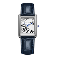 Montre unisexe de luxe haut de gamme personnalisée Carter Special Look avec cadrans colorés, étanche, avec de beaux bracelets en cuir