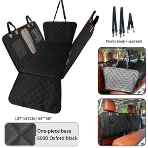 Funda Protectora <span class=keywords><strong>para</strong></span> Asiento Trasero de <span class=keywords><strong>Coche</strong></span> <span class=keywords><strong>para</strong></span> Mascotas, Plegable, de Tela Oxford Antiarañazos, <span class=keywords><strong>para</strong></span> <span class=keywords><strong>Perros</strong></span>, Práctica Funda <span class=keywords><strong>para</strong></span> Asiento Trasero - Product Image 2