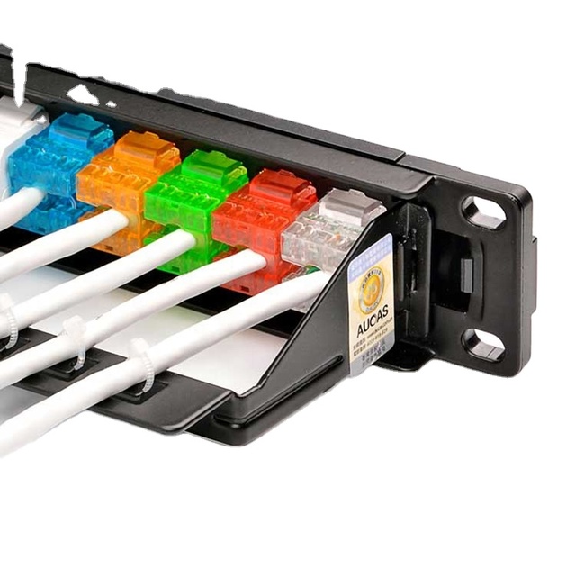 Cheap Price RJ45 Keystone Jack Cat6 UTP Network Cable Cross Connection To Fit Unshielded Patch Panel 1u 2u Offer