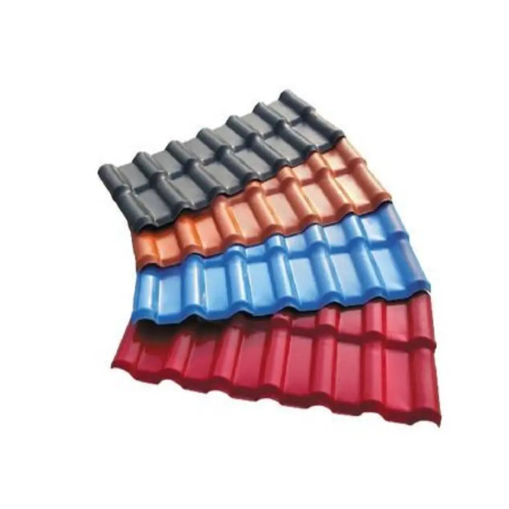 PVC Meta Synthetic resin roofing sheet tiles Corrugated ASA plastic roof tile