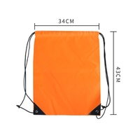 Sac à cordon personnalisé en polyester pas cher, sacs à cordon pour la gym et le sport, sacs à dos promotionnels à cordon pour le sport