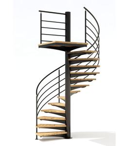 <span class=keywords><strong>Code</strong></span> du bâtiment VIKO: Escalier en colimaçon moderne intérieur et extérieur à tube rond <span class=keywords><strong>de</strong></span> style simple - Product Image 1