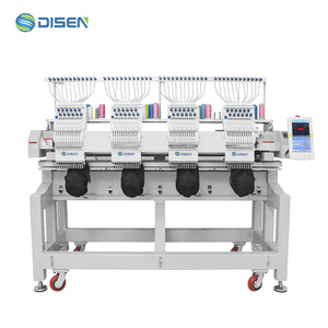 <span class=keywords><strong>Machine</strong></span> à broder industrielle automatique multi-têtes (12 ou 15 aiguilles) pour casquettes, t-shirts et broderies plates, certifiée, 4 têtes, grande surface de <span class=keywords><strong>broderie</strong></span>, fabriquée en Chine - Product Image 1