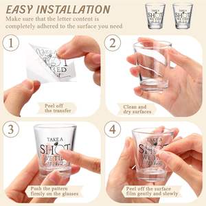 Pegatinas DE BODA Take a Shot, pegatinas de transferencia UV DTF, etiquetas transparentes impermeables para botellas de <span class=keywords><strong>vinilo</strong></span> para despedida de soltera, despedidas de soltera - Product Image 4