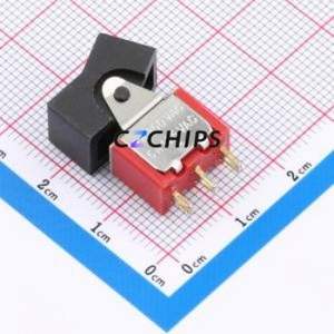 MR-0-102-A01-0000-RS Rocker Switch Through hole Component (THT) Switch Concave Bend Solder Tab Black 2A - Product Image 2