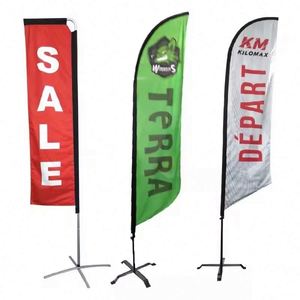 Custom Advertising Outdoor Flying Banner Teardrop Flags Beach Teardrop Flag Printed Beach Flags - Product Image 2