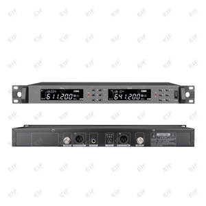 Sistema de Micrófono Inalámbrico de 2 Canales OEM HD-1100, Micrófono de Solapa, Auriculares, Batería AA, Conector XLR, Sensor Infrarrojo, 50MHz, Clip - Product Image 6