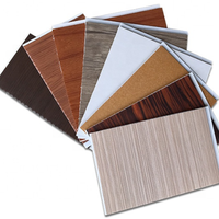 Panneaux muraux composites en WPC intégrés en fibre de bois de bambou SONSILL, panneaux de plafond en PVC pour la décoration intérieure