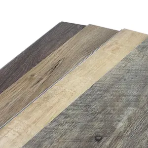 SPC Wood Vinyl Flooring Herringbone Parquet Tiles with 4mm Thickness 1.5mm IXPE Pad